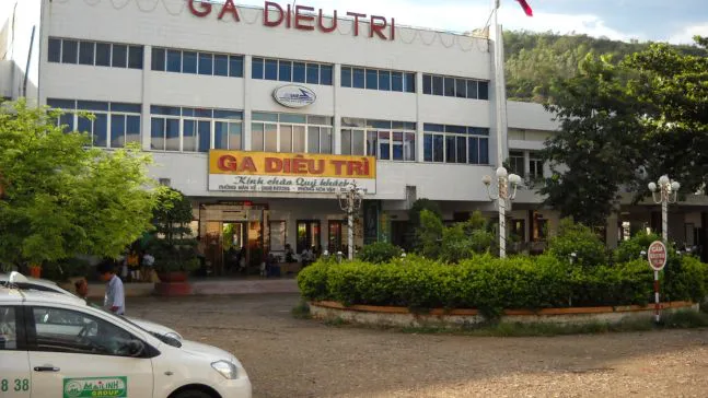 Thời gian tàu chạy ga Diêu Trì - Huyện Tuy Phước Bình Định