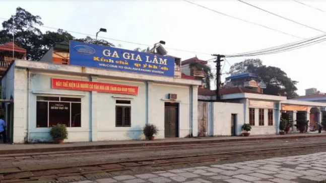 Lịch chạy tàu ga Gia Lâm - Quận Long Biên Hà Nội